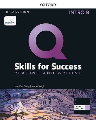 Bundanjai (หนังสือคู่มือเรียนสอบ) Q Skills for Success 3rd ED Intro Reading and Writing Student Book B iQ Online Practice (P)