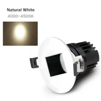 【Worth-Buy】 7W 10W 12W จุดหยุดพักไฟดาวน์ไลท์ Led หรี่แสงได้ห้องนั่งเล่นในที่ร่มทางเดินห้องนอนผนังเครื่องซักผ้า (7W)