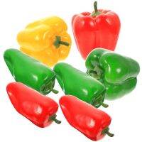 【cw】 Fake Pepper Vegetable Artificial Fruit Faux Foodfalse Decorvegetables Ornament Mixed 【hot】