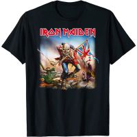 Hot sale Iron Maiden band graphic Mens 100% Cotton Round Neck Short Sleeve T-Shirt  Adult clothes