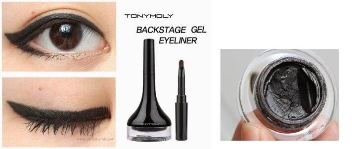 tonymoly-back-gel-eyeliner-4-5ml-01-black-อายไลเนอร์ที่รวมเอาด้ามจับและแปรงปัดเข้าด้วยกันเพื่อความสะดวกในการใช้งาน