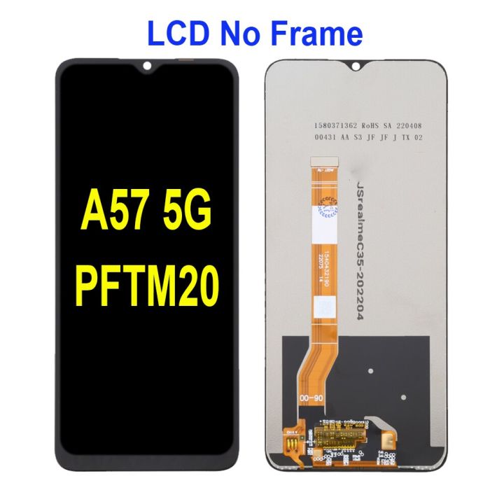 จอแสดงผล-lcd-สำหรับ-oppo-a57-4g-5g-2022-cph2387-pftm20-แบบสัมผัสหน้าจอประกอบ-digiziter-พร้อมกรอบ