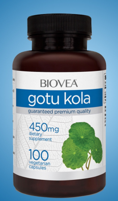 BIOVEA GOTU KOLA 450 mg / 100 Vegetarian Capsules