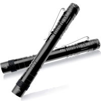 Portable Mini flashlight Pen Light Flashlight LED Pocket Waterproof AAA Battrey Small Penholder For Camping Hunting Repair