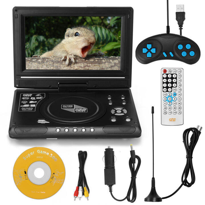 9-8inch-high-denifition-tv-dvd-player-portable-vcd-mp3-mpeg-viewer-with-game-handle-and-compact-disc