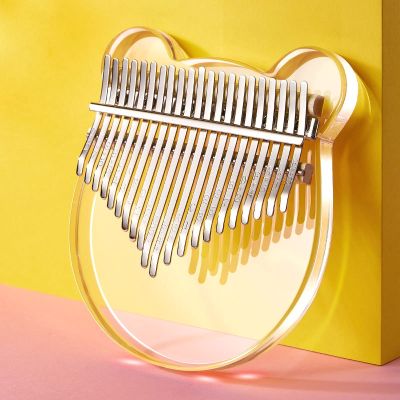 【YF】 Transparent Kalimba Thumb 17 21 Beginners Musical Instrument Children