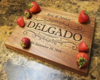 Walnut Chopping Board Personalized Custom Carved Commemorative Text For Family Christmas Gift  Kitchen Cutting Board Preparation  Cutting Boards