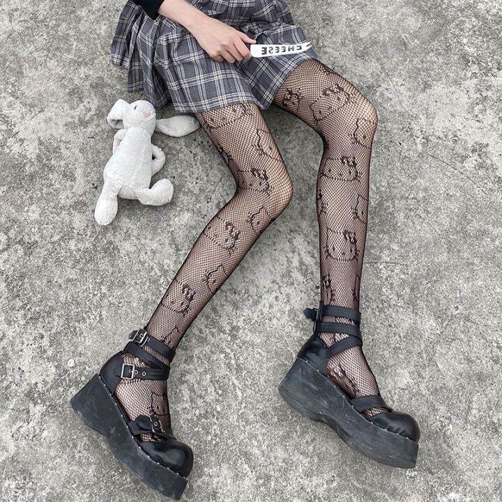 cc-y2k-goth-cos-stockings-fishnet-tights-kawaii-cartoon-anime-costume-pantyhose