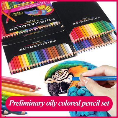 PRISMACOLOR ชุดสีไม้ชุดดินสอสีน้ำมัน12/15/24/36/48สีดินสอวาดสเก็ตช์อุปกรณ์ศิลปะนักเรียนโรงเรียน