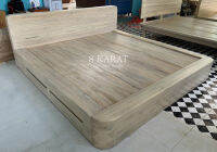 KR105-2 Curve Bed w Drawer ? เตียงนอนโค้งมีลิ้นชัก ? ลิ้นชักซ้าย