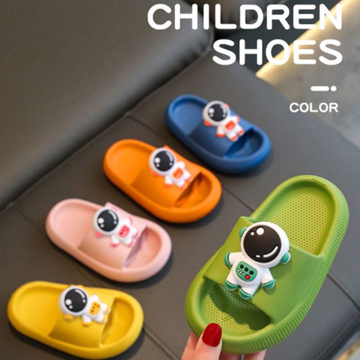 พร้อมส่ง-รองเท้าแตะ-สำหรับเด็ก-ลายนักอวกาศ-รองเท้าเด็ก-กันน้ำ-เดินสบาย-ใส่ได้ทั้งเด็กหญิงและเด็กชาย-สไตล์เกาหลี