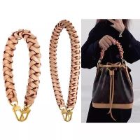 suitable for LV Bucket Bag Strap Accessories Bag Handle Handbag Strap Vegetable Tanned Leather Underarm Bag Shoulder Strap Hand Strap