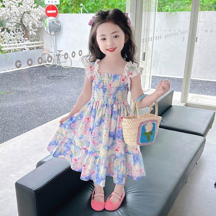 girls-beach-dress-floral-pattern-dress-for-girl-summer-children-dress-casual-style-costumes-for-girls-6-8-10-12-14