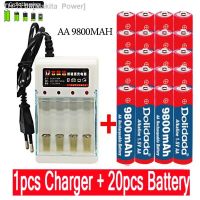 Rechargeable Battery 2023New Tag AA Battery 9800 Mah AA 1.5 V. Rechargeable New Alcalinas Drummey 1pcs 4-cell Battery Charger (hot sell) Makita Power