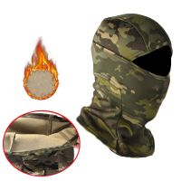 【CW】 Warm Fleece Balaclava Thick Tactical Protection Riding Windproof  Cover Outdoor Skiing Cycling Scarf