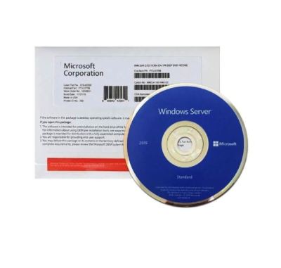 ของเเท้ microsoft Windows Svr Std 2019 64Bit English 1pk DSP OEI DVD 16 Core