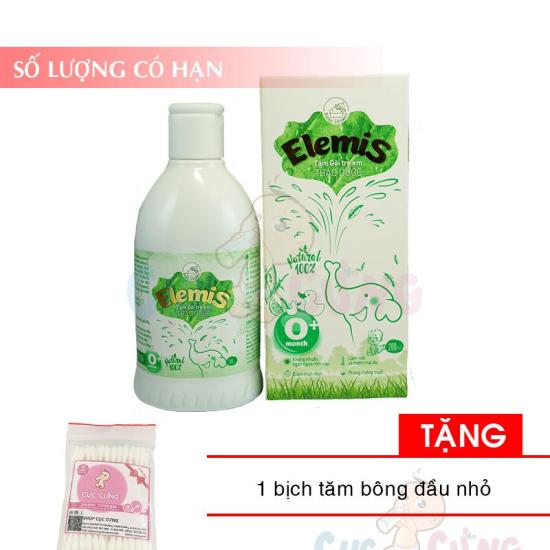 Nước tắm thảo dược elemis 200ml cho trẻ sơ sinh chống rôm sẩy tặng 1 bịch - ảnh sản phẩm 1