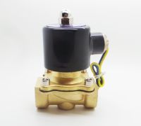 โซลินอยด์วาล์ว ปิดเปิดน้ำ เปิดปิดแก๊ซ ปิดเปิดน้ำมัน 3/4" 12V DC Electric Solenoid Valve 142 PSI Water Gas