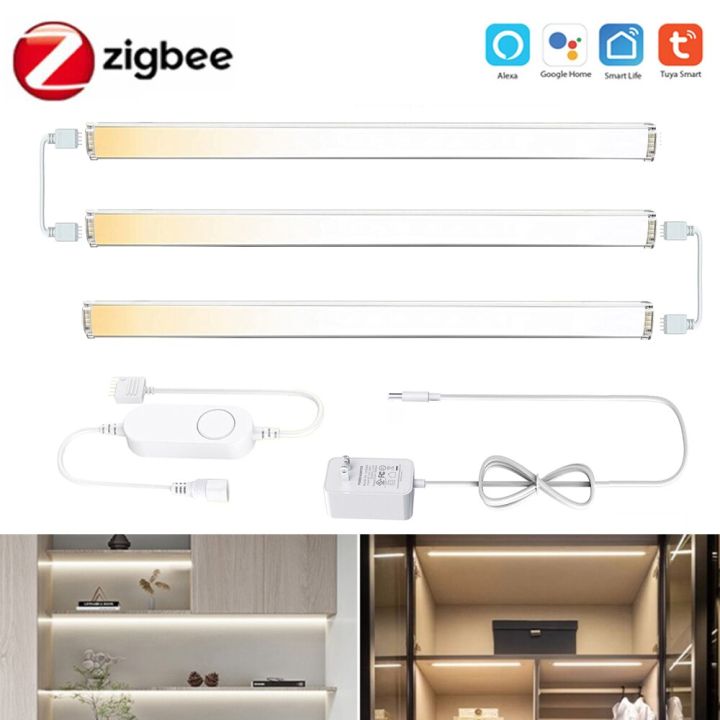 3-4-6pcs-kitchen-cabinets-led-lights-dc12v-zigbee-3-0-rgb-cct-dimmable-smart-lamp-night-light-for-wardrobe-closets-bedroom-decor-night-lights