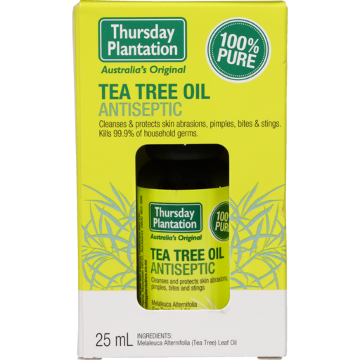 Huile de Tea Tree 100 % pur de Thursday Plantation 25 ml, 40 %+  Terpinen-4-ol