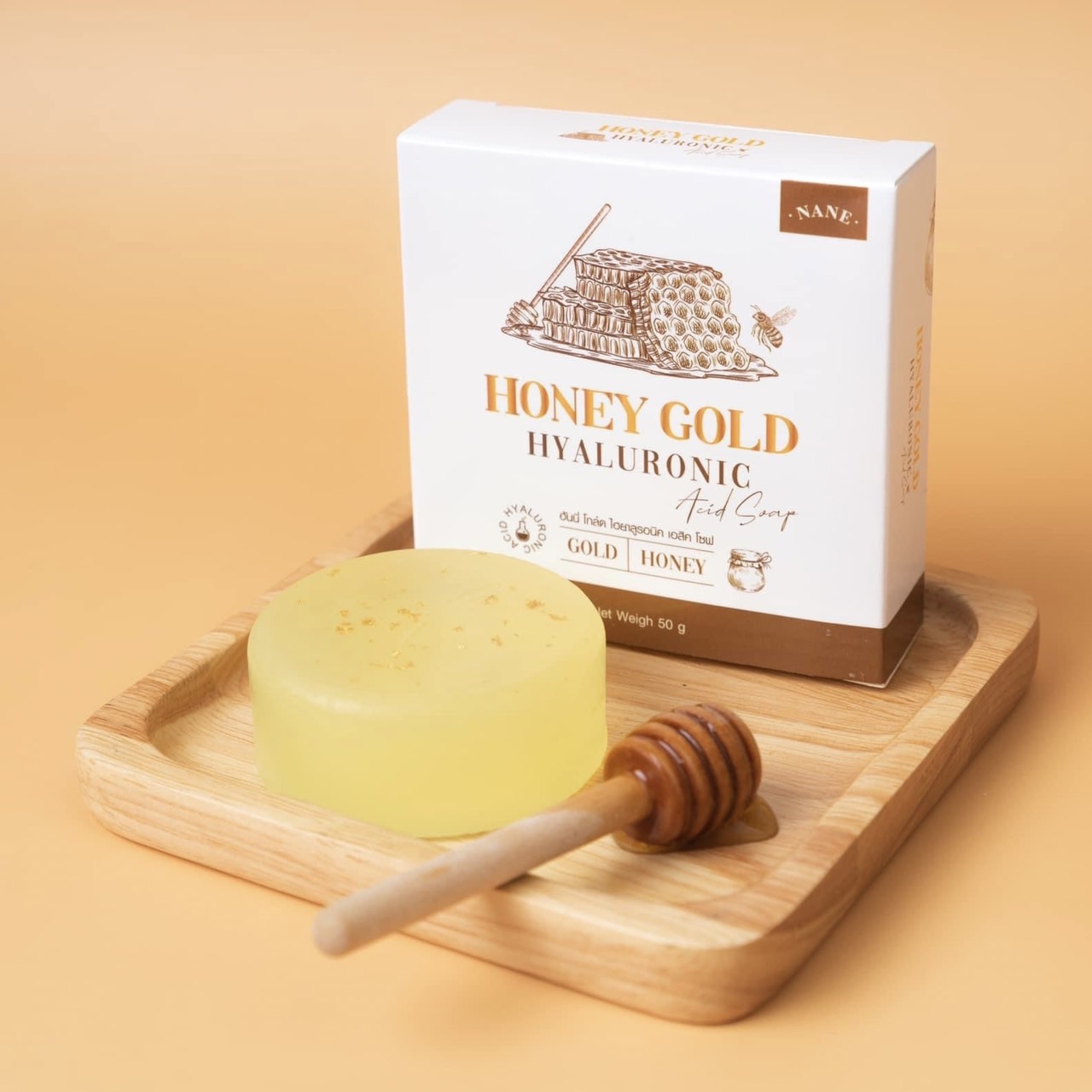 แนะนำ 3 ก้อน ส่งฟรี พร้อมส่ง‼️ สบู่น้ำผึ้งทองคำ ของแท้  | Honey Gold Hyaluronic