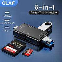 【CW】 Olaf 6 1 Card Reader Flash Drive Memory Type C Cardreader USB USB2.0