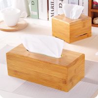 Bamboo Tissue Box for Home Office Hotel Napkin Wood Holder Towel storage box Table Decoration Accessories Supplies