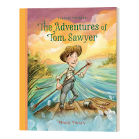 Milu ผจญภัยของ Tom Sawyer สมุดวาดภาพระบายสีสำหรับเด็กหนังสือภาษาอังกฤษดั้งเดิม