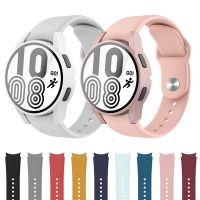 No Gaps case band For Samsung Galaxy Watch 5/4 44mm 40mm wristband Silicone watchband 20mm Bracelet Correa Watch4 44 40 mm Strap 〖WYUE〗