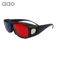 6Pcs 3D Glasses Black Frame Universal 3D Movie Game DVD Vision Cinema Video Glasses Oculos Red Blue 3D Glass Anaglyph Plastic