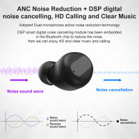 Wireless Headphones ANC Noise Canceling Bluetooth 5.1 Earphone IPX5 Waterproof Sports Headset Earbuds with Microphone HD Call