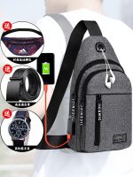 ❦✷ Chest bag mens new outdoor chest casual backpack one shoulder Messenger riding