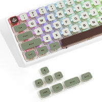 125 Key Dye Sub Low Profile Mist Pudding Keycap PBT Keycaps สำหรับ60 70 100 Cherry Gateron MX Gaming คีย์บอร์ด