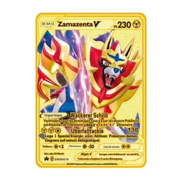 Pokemon Iron Metal Card Letters Golden Pikachu Eevee Charizard