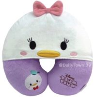 PLW หมอน หมอนรองคอ มีหมวก มีฮู้ด เดซี่ดั๊ก Daisy Duck MICKEY MOUSE TSUMTSUM หมอนหนุน หมอนราคาถูก หมอนเพื่อสุขภาพ