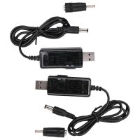 2 Pieces DC 5V to DC 9V 12V USB Voltage Step Up Converter Cable with 1A Step-Up Volt Transformer Power Regulator Line