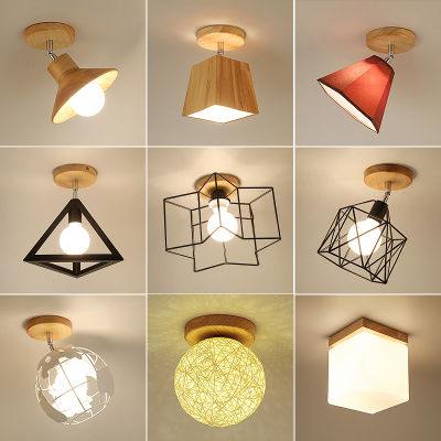 E27 Iron 5W Iron Ceiling Lamp Shade Pendant Light Covers Kitchen Shades Triangle Metal Chandelier Lampshades Not Includ Bulbs