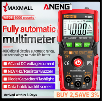 ?Quick Arrival?ANENG 4000 Count Smart Digital Multimeter NCV DC AC Voltage Current Tester Meter?Arrive 1-3 Days?