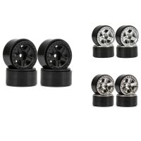 4PCS 1.0 Inch Nylon 5-Spokes Beadlock Wheel Rims for 1/24 RC Crawler Car Axial SCX24 FMS FCX24 Enduro24 Upgrades Parts