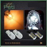 มอเตอร์ PETI ไฟเลี้ยว LED รถยนต์ไฟหน้าซ่อนแบบซีนอนไฟเบรคหน้าไฟข้าง18SMD แบบหลอดไฟรถยนต์