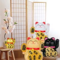 [hot]♤﹉  2inch Car Waving Hand Shui Statue Kawaii Room Accessories