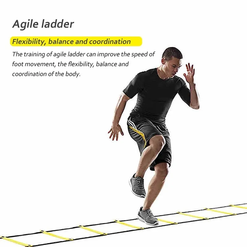 The Speed & Agility Ladder Increases Foot Speed, Balance & Coordination