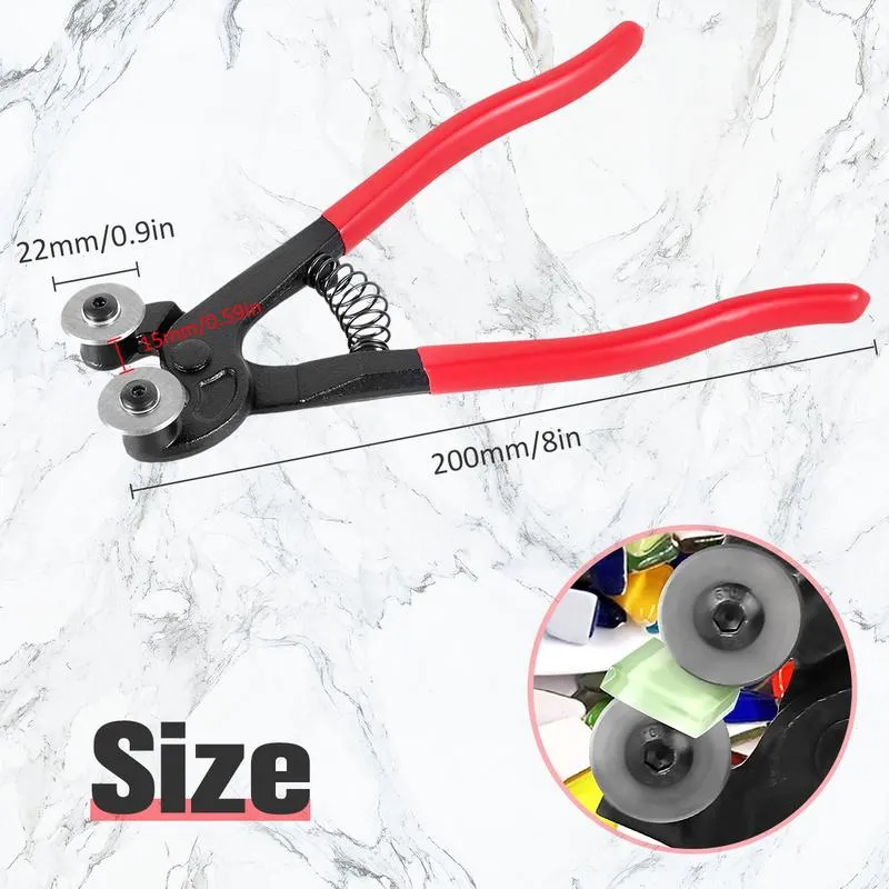 Glass Tile Nippers 8inch 200mm Heavy Duty Mosaic Nippers with