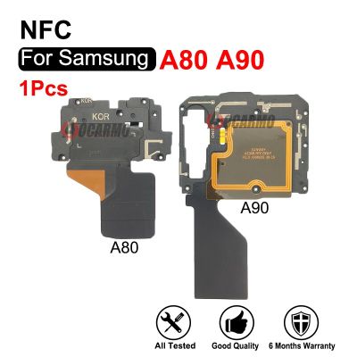 1ชิ้น NFC สำหรับ Galaxy A80 A805F เซ็นเซอร์ A90เสาอากาศโมดูลขดลวดเหนี่ยวนำเมนบอร์ดสายเคเบิลงอได้ชิ้นส่วนที่เปลี่ยนฝาครอบ