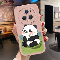 สำหรับแพนด้าน่ารัก?เคสหลังหนังบางสำหรับ Honor Magic5 Pro เคสมือถือเคส PU