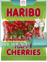 Happy Cherries Jelly Haribo 200 G. แท้ 100 %