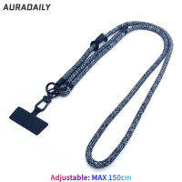 8mm โทรศัพท์มือถือปรับได้ Lanyards เชือกอเนกประสงค์กลางแจ้ง