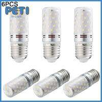 Pethome เทียบเท่าฮาโลเจน LED E27หลอดไฟแสงสีขาว6แพ็ค360องศา6000K Daylight AC 220V 12W