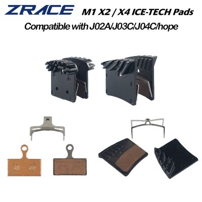 ZRACE M1 X2/X4 Bicycle Disc Brake Pads Hydraulic Disc Ice Technology fit for J02A/J03C/J04C/Hope Copper-based Ceramic Brake Pads