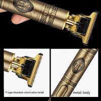 FashionVintage T9 USB ชาร์จ Clipper มืออาชีพผม T Rimmer เครื่องมีดโกนผมสำหรับผู้ชายเครื่องผมไร้สายขายร้อน